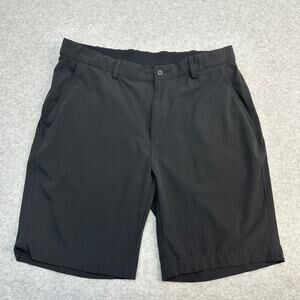 Greg Norman Performance Golf Short Mens 36 Black Stretch Moisture Wicking Casual